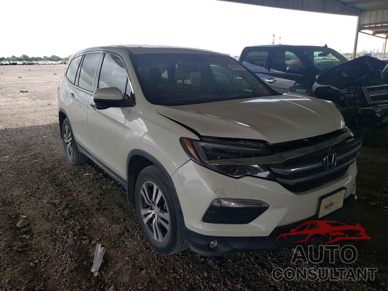 HONDA PILOT 2017 - 5FNYF5H58HB025241