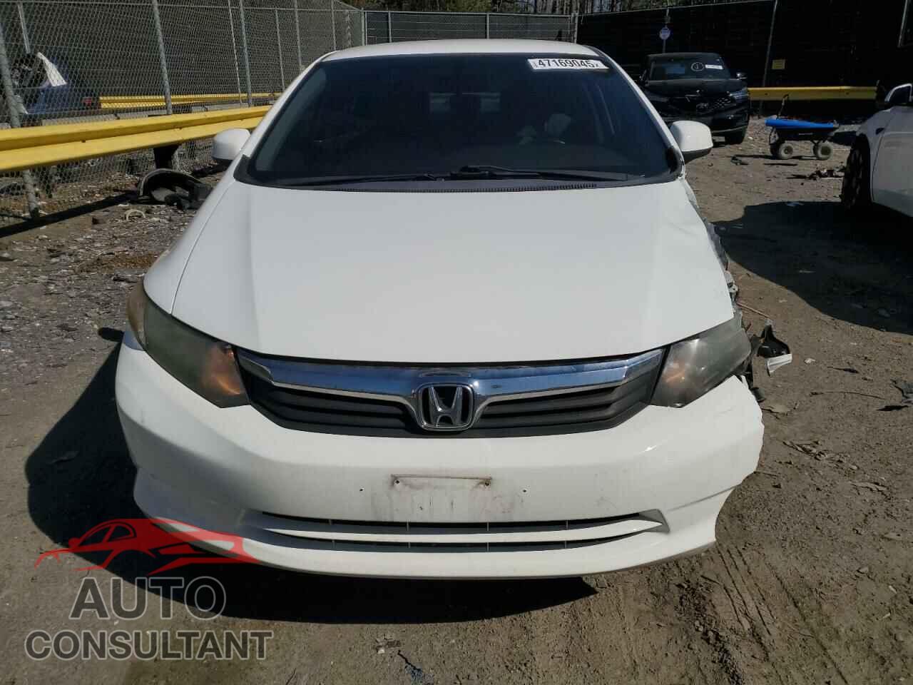 HONDA CIVIC 2012 - 19XFB2F56CE110288