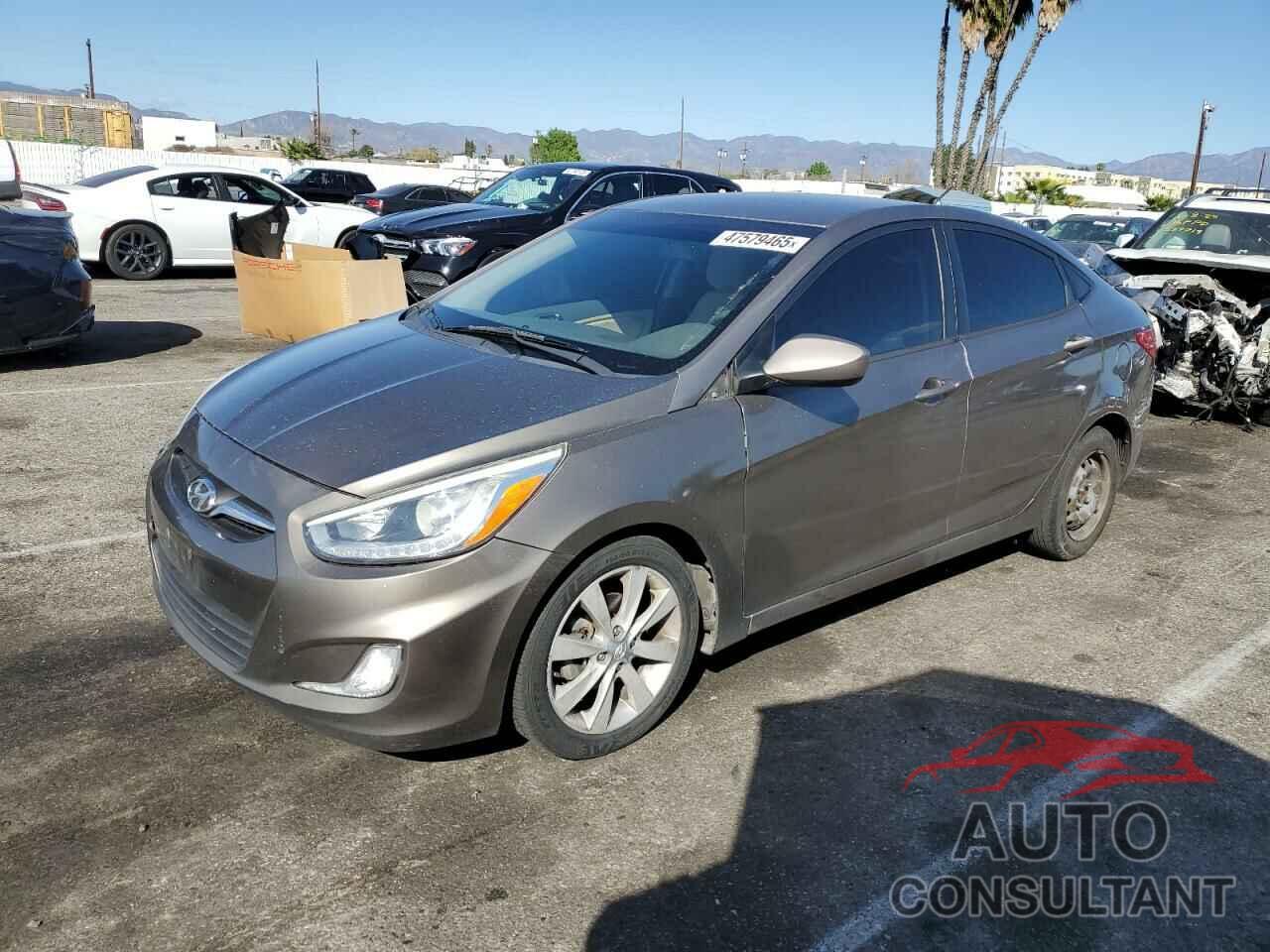 HYUNDAI ACCENT 2014 - KMHCU4AE5EU613875