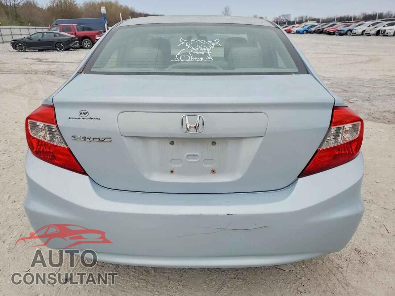 HONDA CIVIC 2012 - 2HGFB2F9XCH522299