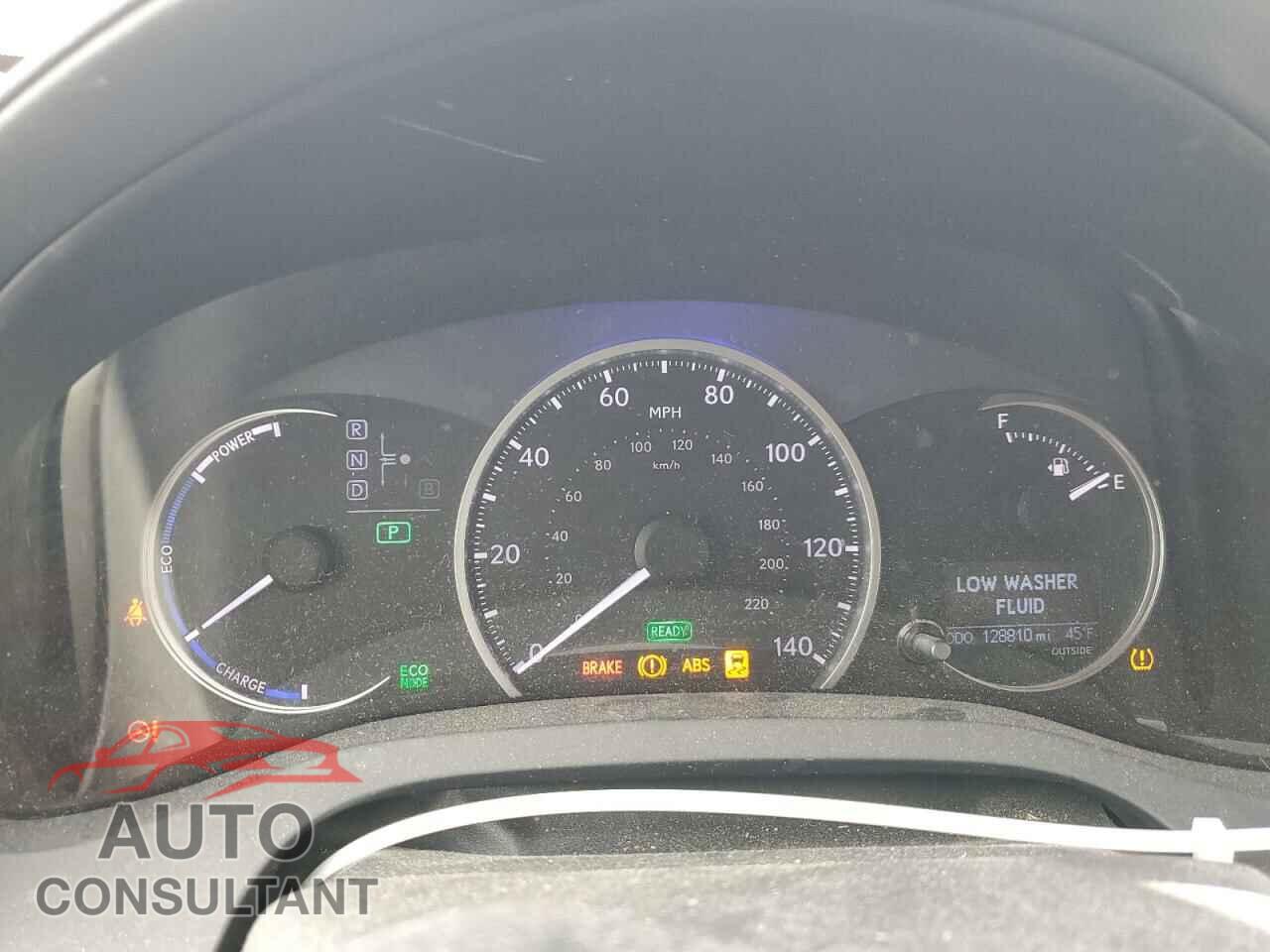 LEXUS CT 200 2012 - JTHKD5BH3C2093911