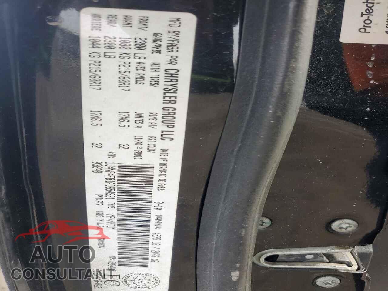 JEEP COMPASS 2010 - 1J4NF4FB1AD654921