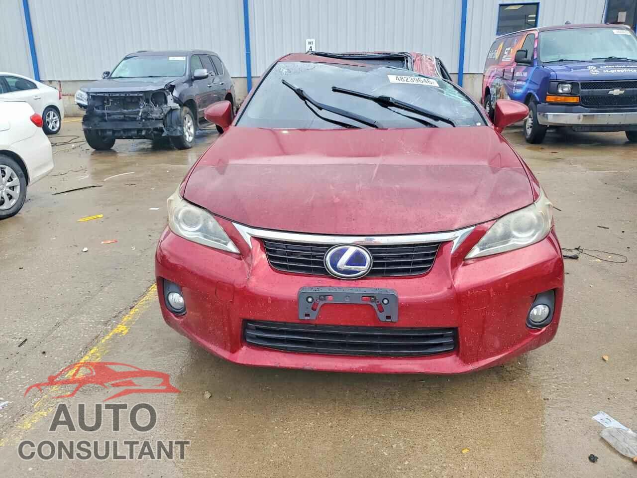 LEXUS CT 200 2012 - JTHKD5BH7C2076819