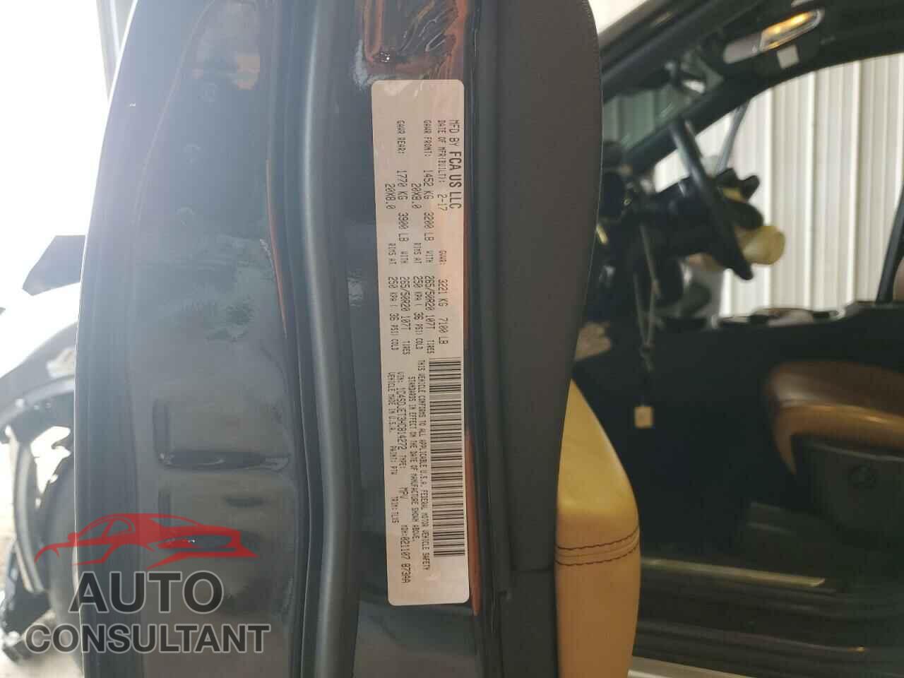 DODGE DURANGO 2017 - 1C4SDJET3HC814272