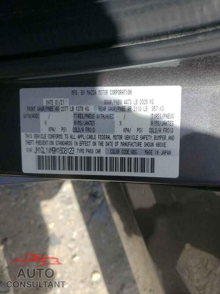 MAZDA 6 2021 - JM1GL1VM9M1608123