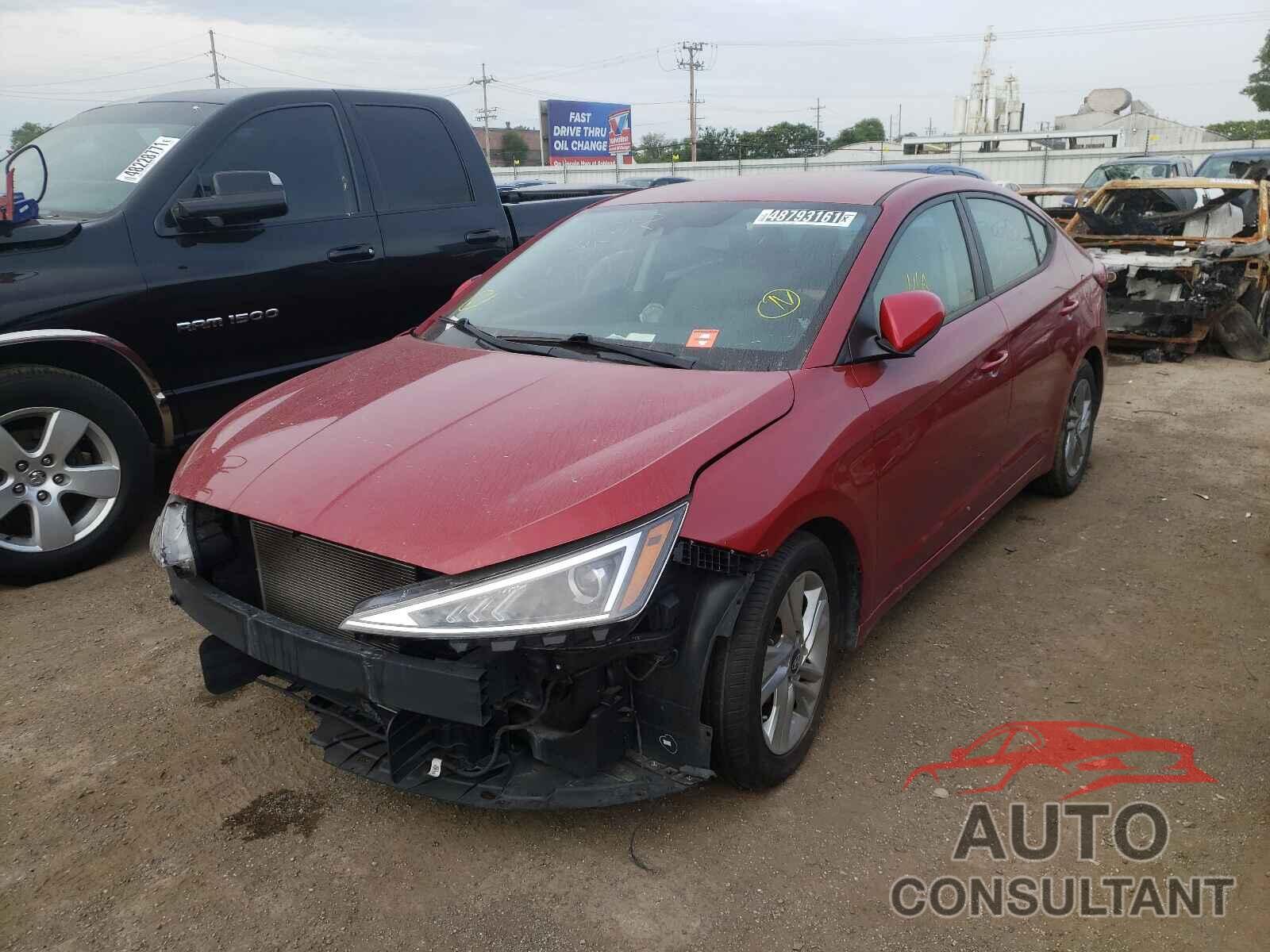 HYUNDAI ELANTRA 2019 - KMHD84LF6KU737180