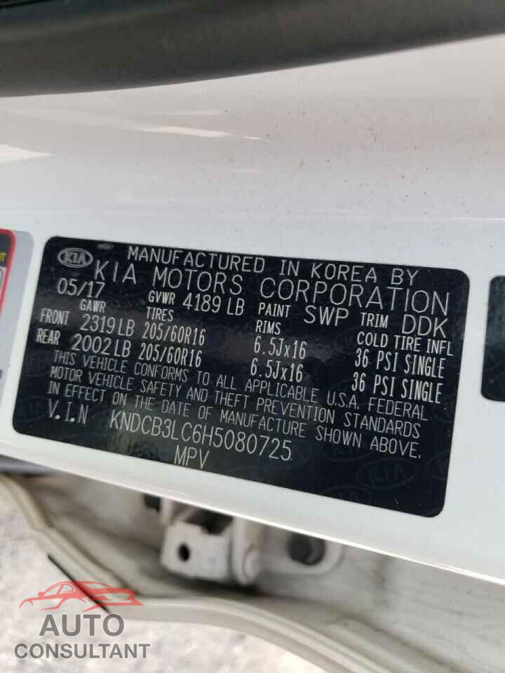 KIA NIRO 2017 - KNDCB3LC6H5080725
