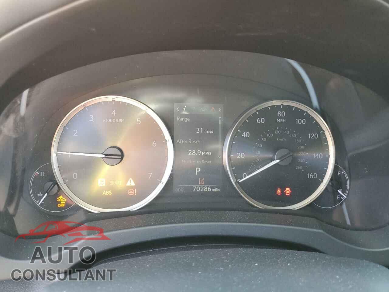 LEXUS IS 2020 - JTHAA1D21L5102870