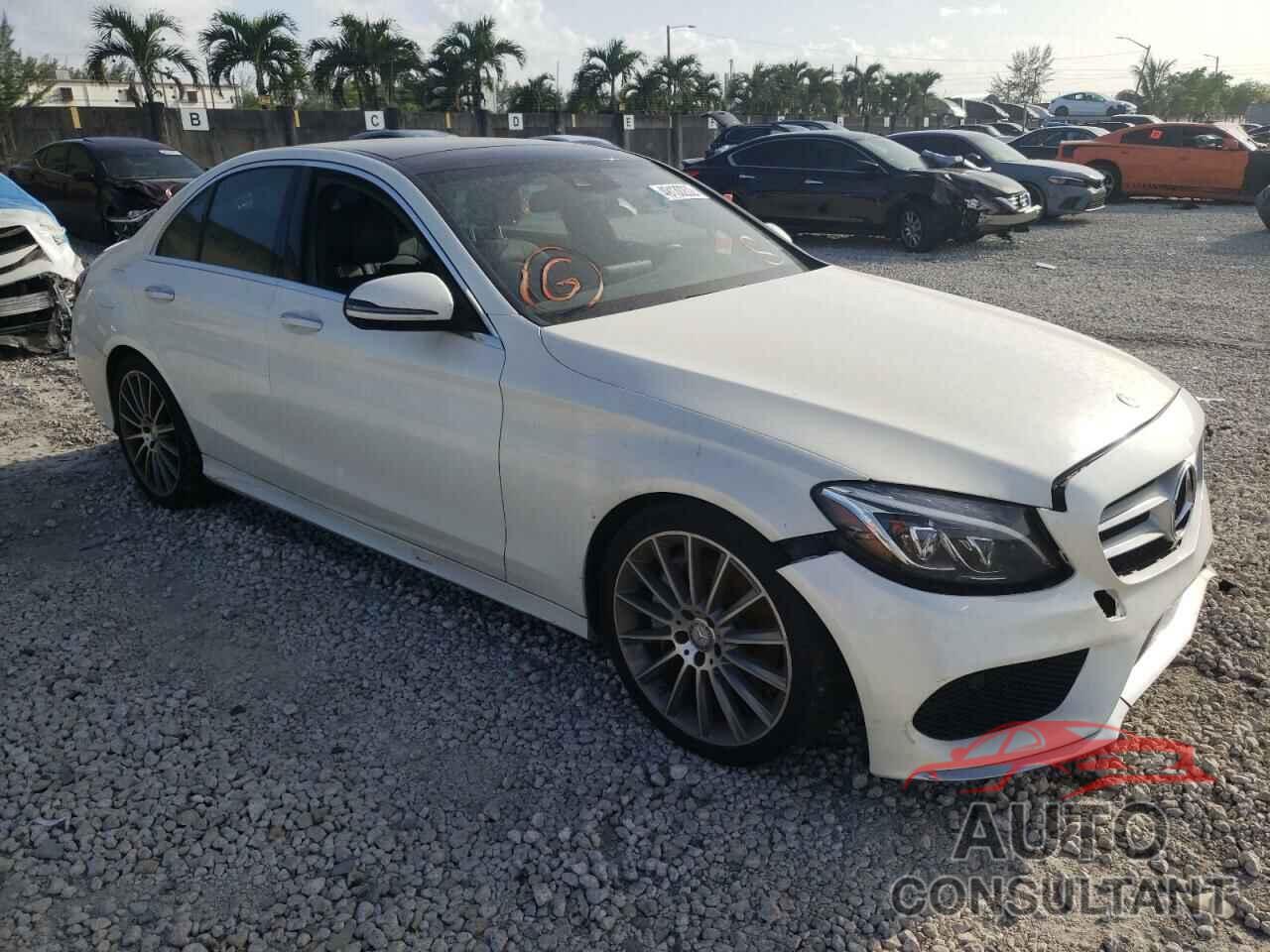 MERCEDES-BENZ C-CLASS 2016 - WDDWF4JB6GR165627