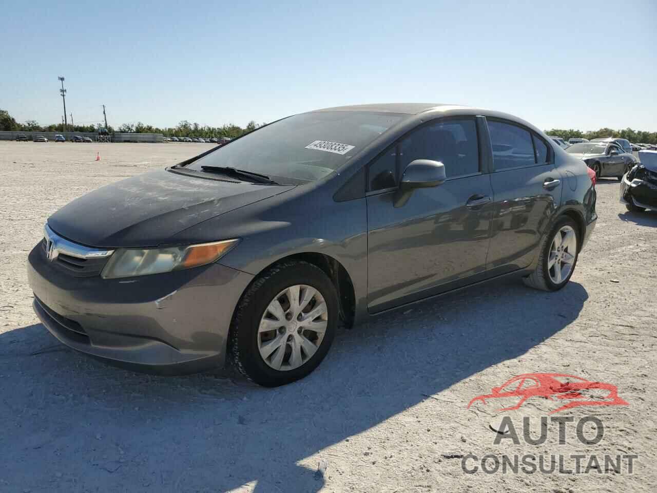 HONDA CIVIC 2012 - 19XFB2F51CE093710