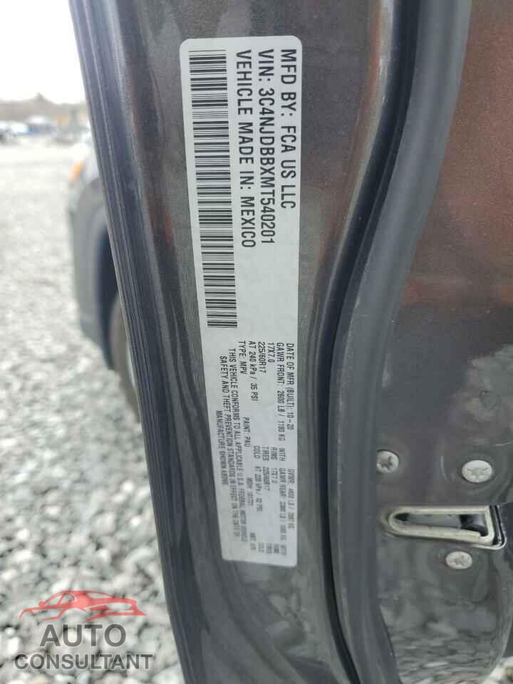 JEEP COMPASS 2021 - 3C4NJDBBXMT540201