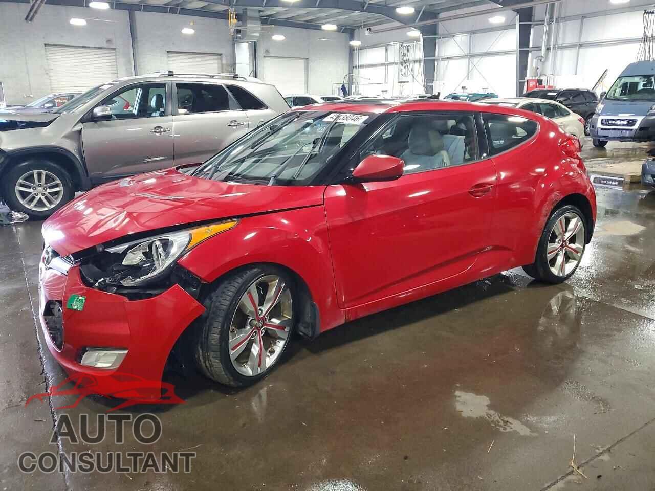 HYUNDAI VELOSTER 2012 - KMHTC6AD2CU077194