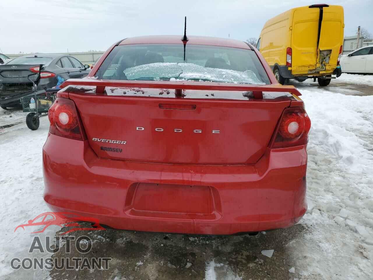 DODGE AVENGER 2012 - 1C3CDZEG6CN151562