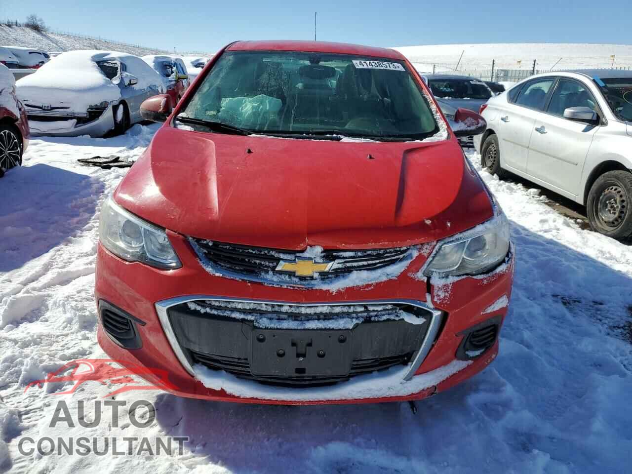 CHEVROLET SONIC 2017 - 1G1JF5SB8H4120902