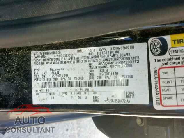 FORD FIESTA 2016 - 3FADP4EJ1GM203272