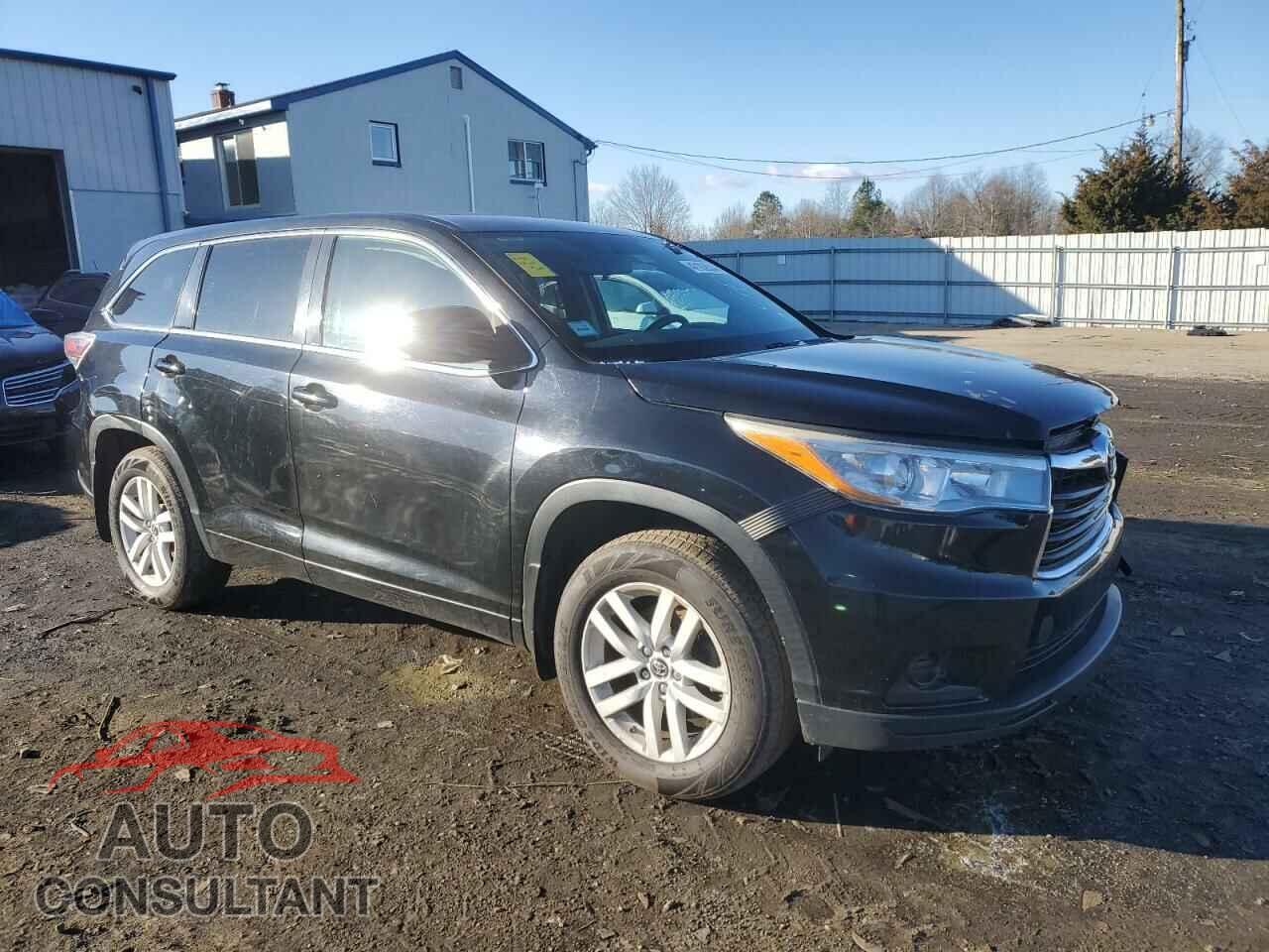 TOYOTA HIGHLANDER 2016 - 5TDBKRFH2GS310565