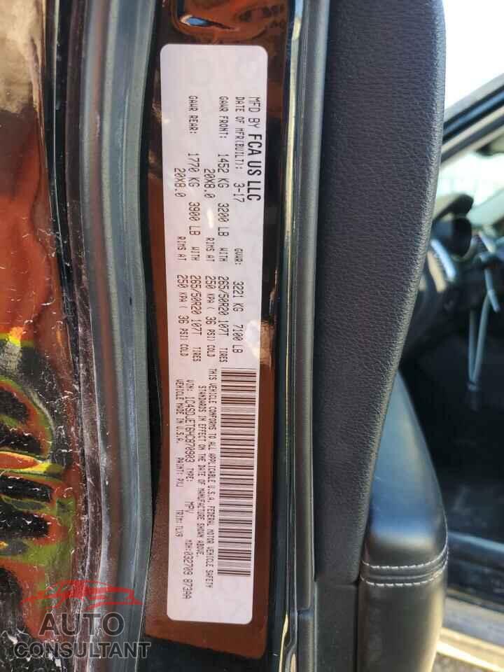 DODGE DURANGO 2017 - 1C4SDJET6HC870903