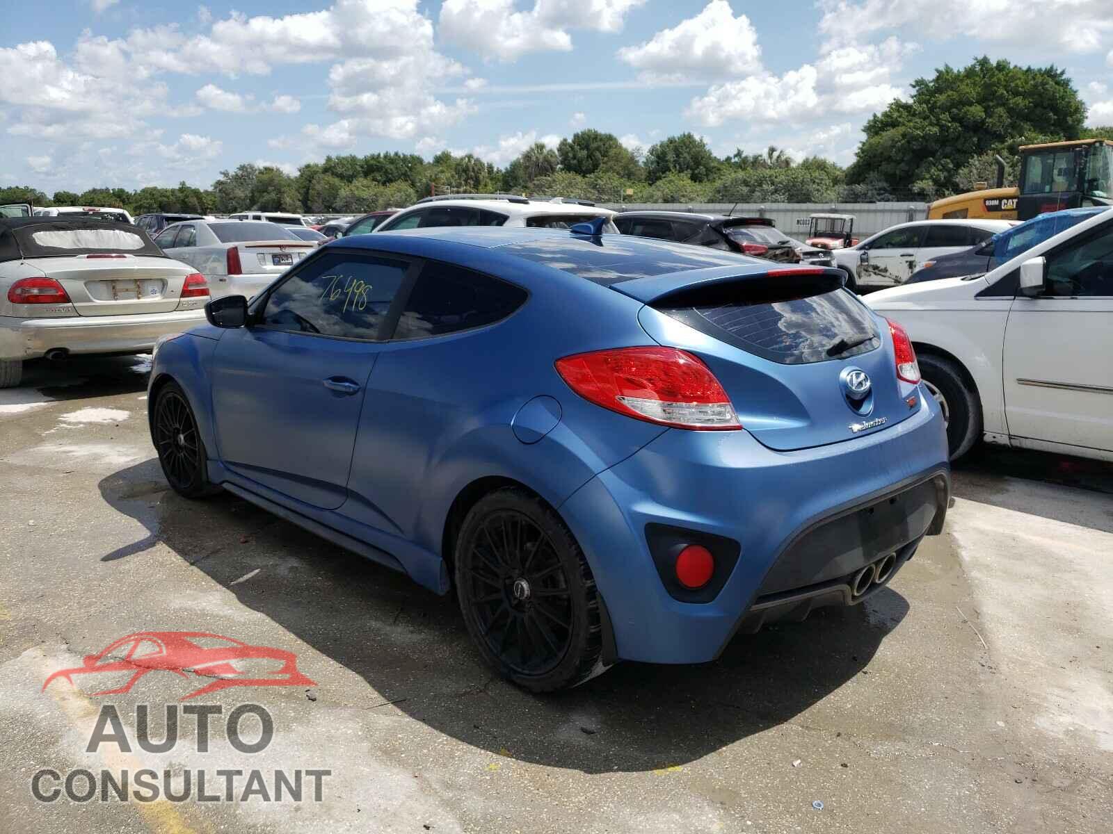 HYUNDAI VELOSTER 2016 - KMHTC6AEXGU253231