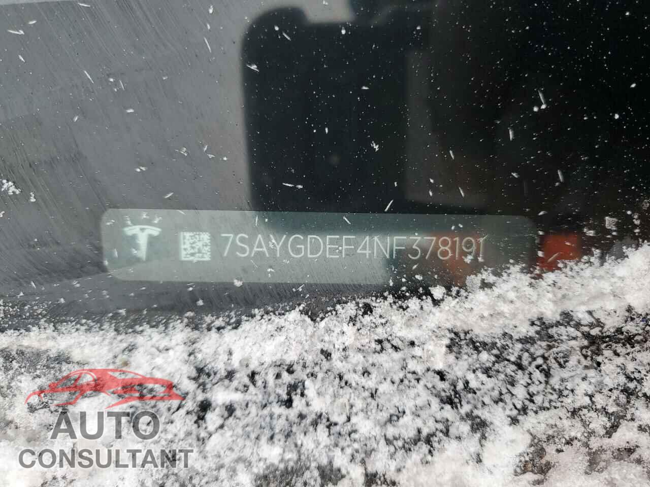 TESLA MODEL Y 2022 - 7SAYGDEF4NF378191