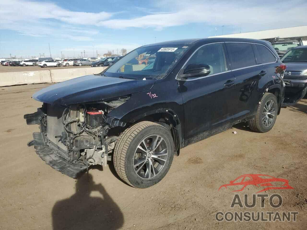 TOYOTA HIGHLANDER 2017 - 5TDBZRFH1HS452290