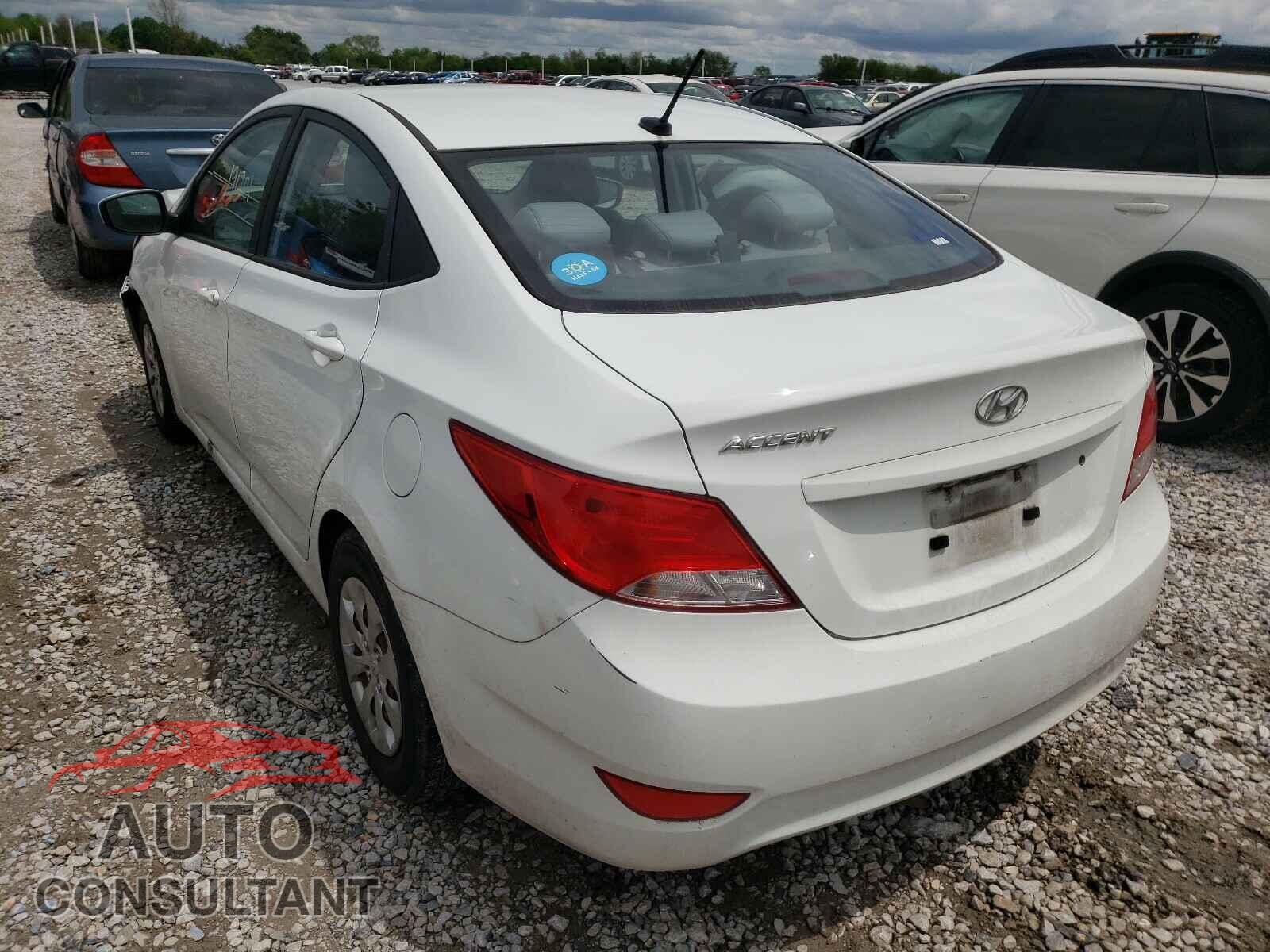 HYUNDAI ACCENT 2016 - KMHCT4AE7GU094172