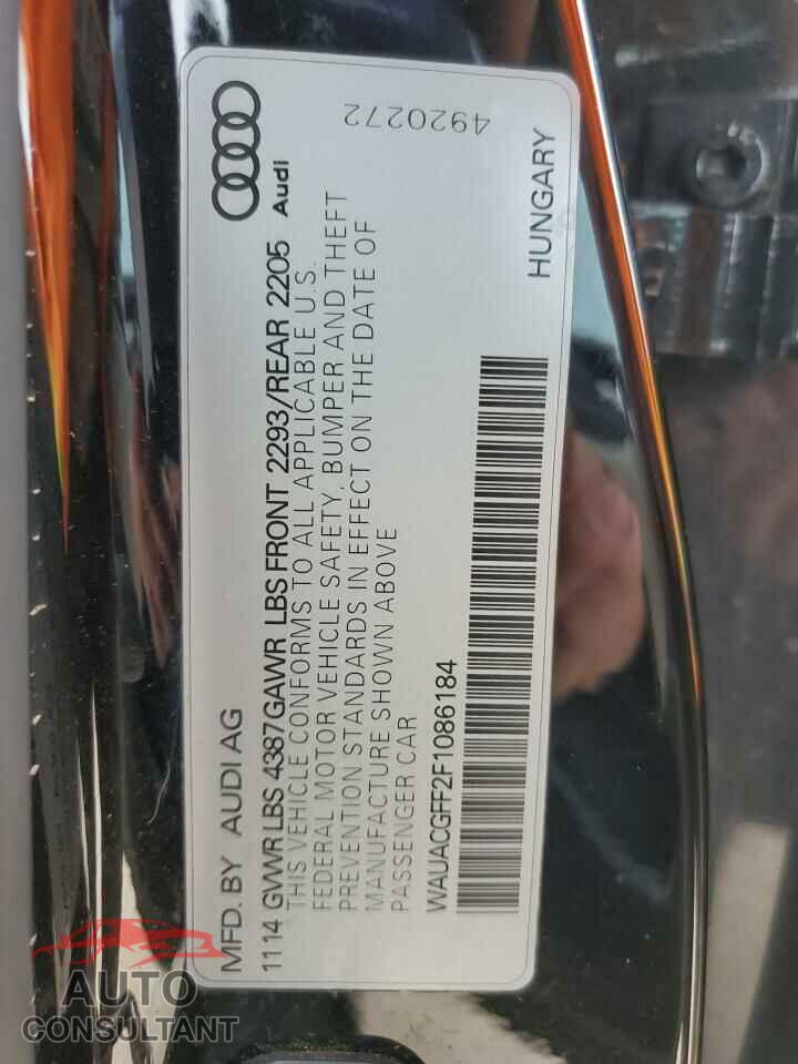AUDI A3 2015 - WAUACGFF2F1086184