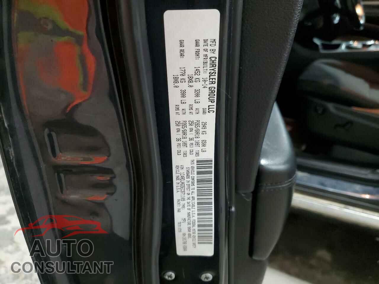 DODGE DURANGO 2014 - 1C4RDJAG5EC971109