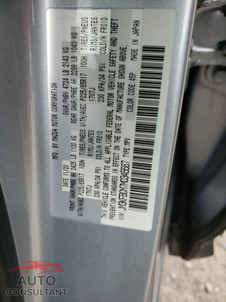 MAZDA CX-5 2021 - JM3KFBCM7M0345587