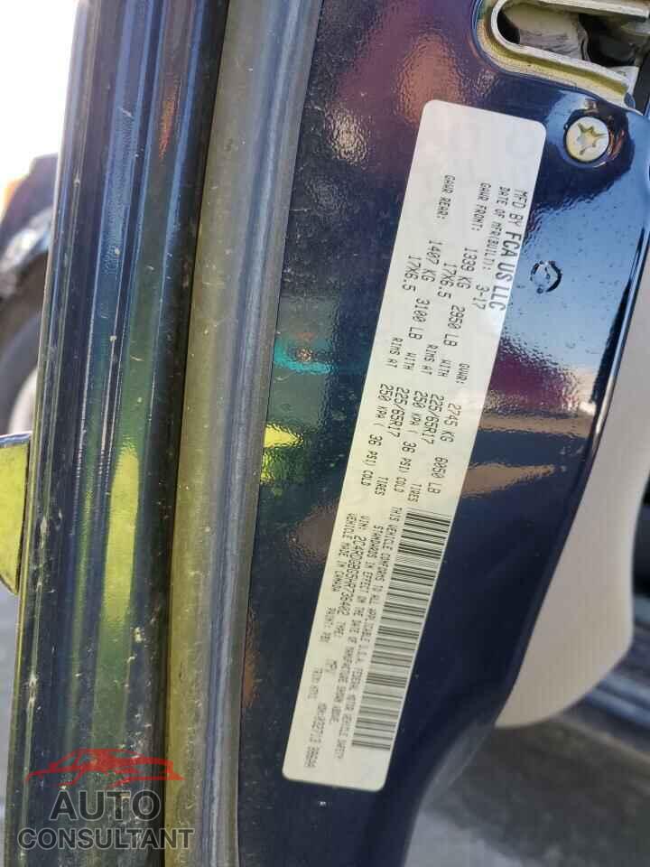 DODGE CARAVAN 2017 - 2C4RDGBG5HR736402