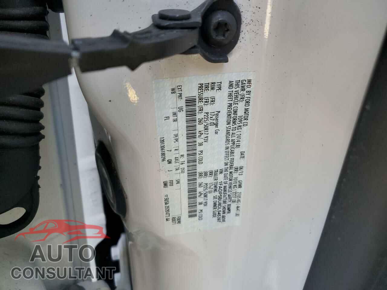 FORD CMAX 2013 - 1FADP5BU8DL545397