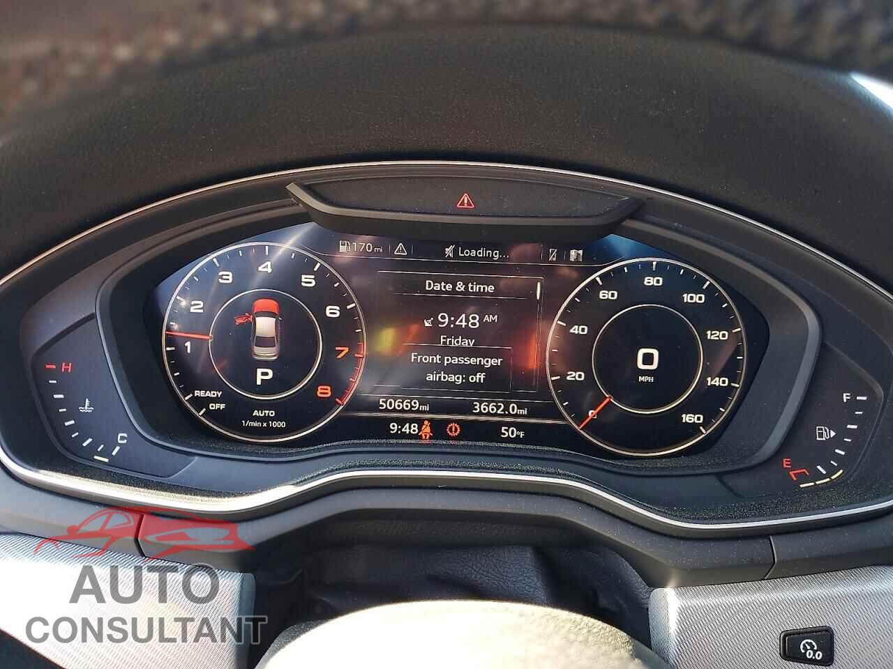 AUDI A4 2017 - WAUDNAF49HN053262