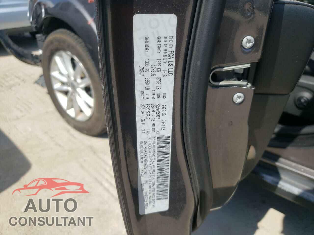 DODGE JOURNEY 2016 - 3C4PDCBG2GT206755