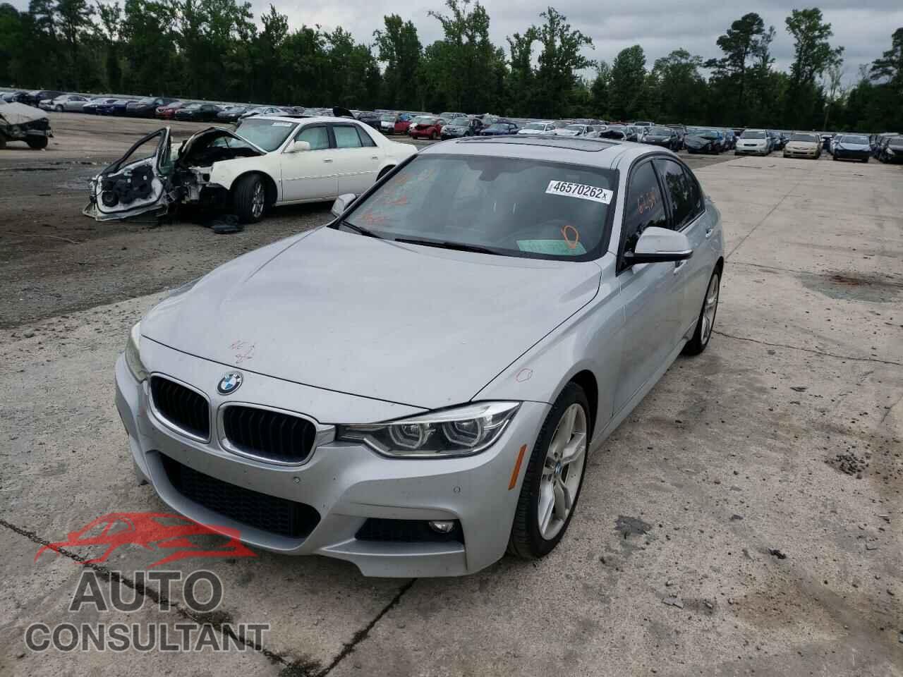 BMW 3 SERIES 2017 - WBA8B9G31HNU52407
