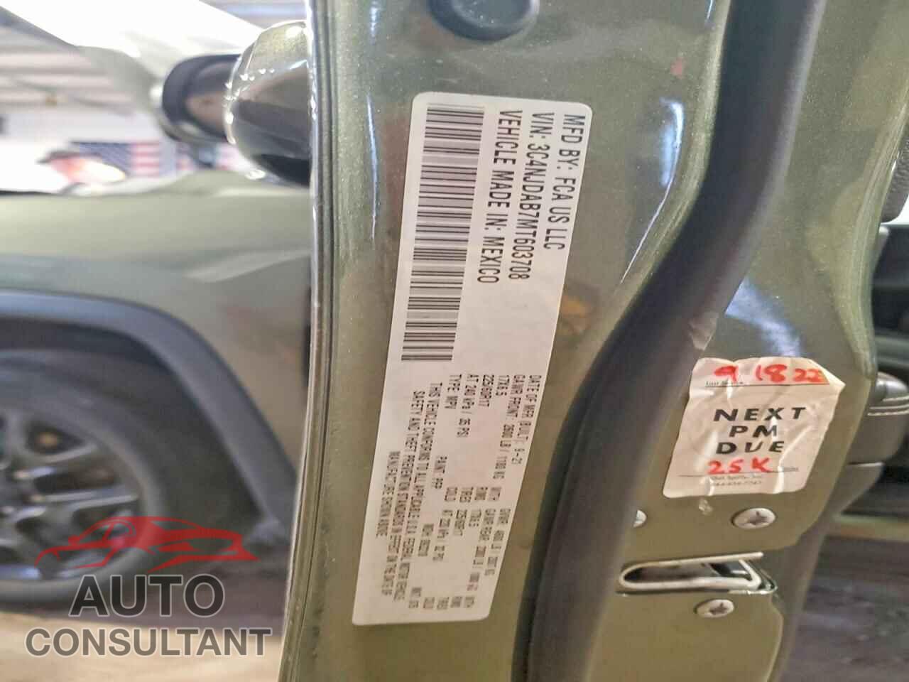 JEEP COMPASS 2021 - 3C4NJDAB7MT603708