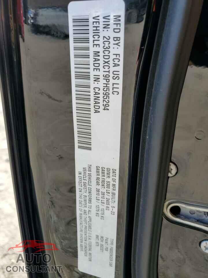 DODGE CHARGER 2023 - 2C3CDXCT9PH595294