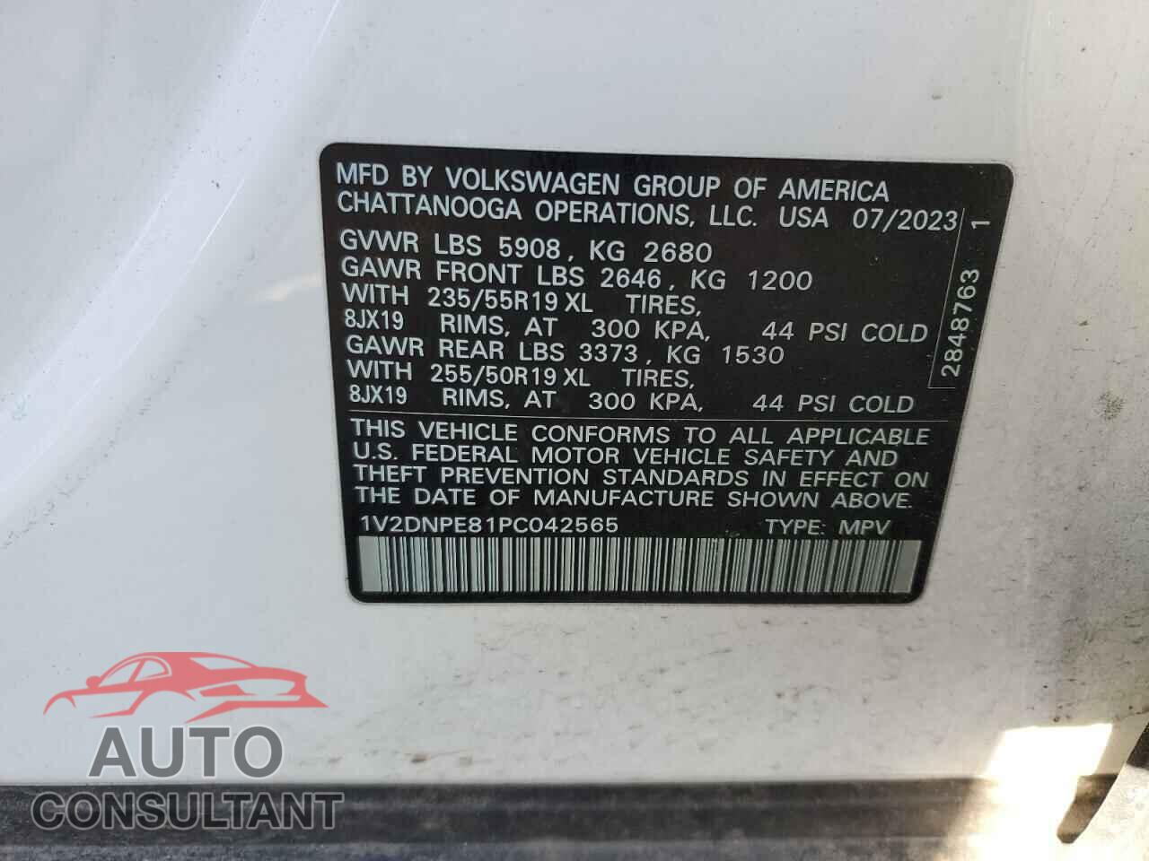 VOLKSWAGEN ID.4 PRO 2023 - 1V2DNPE81PC042565