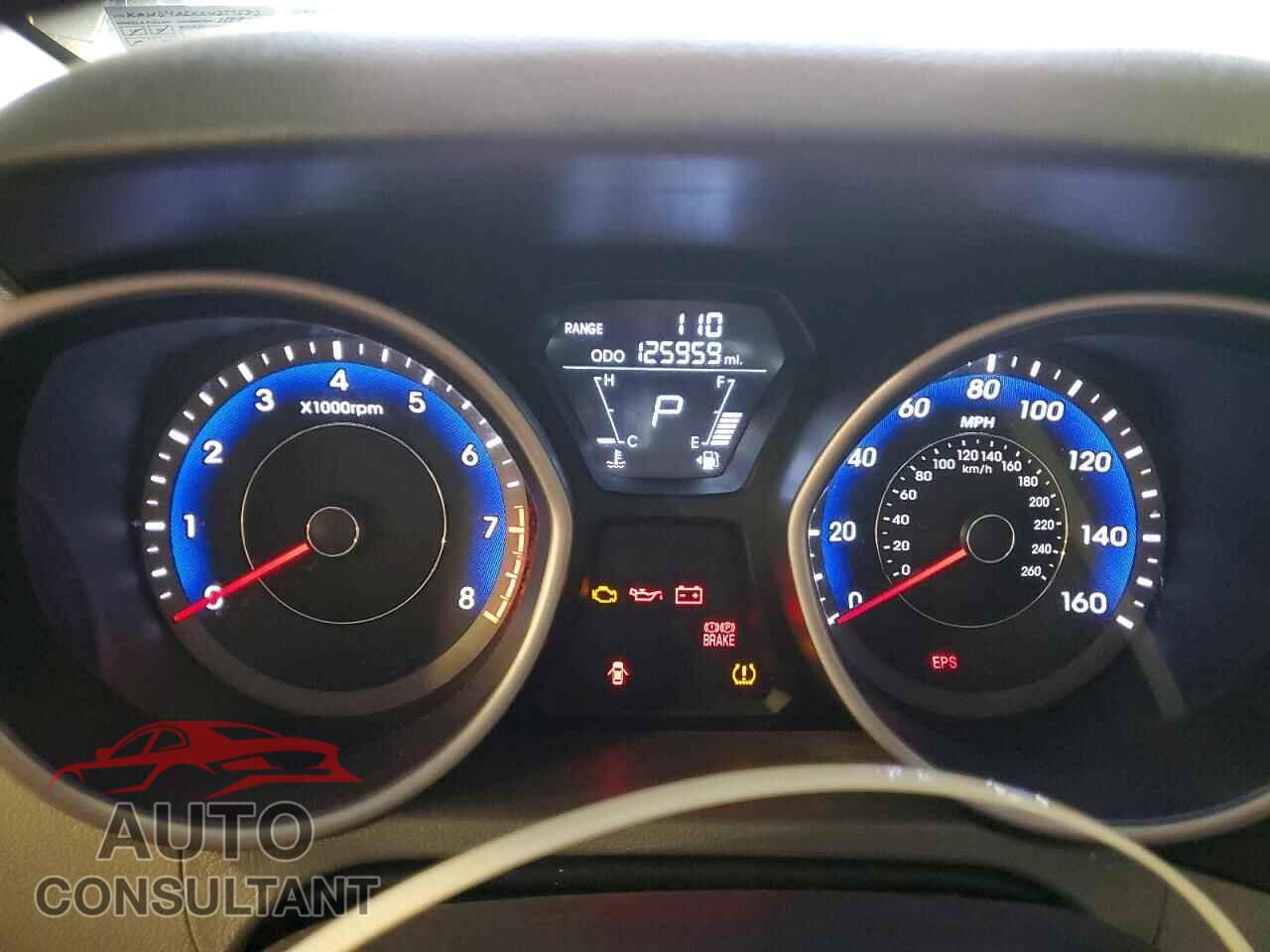HYUNDAI ELANTRA 2012 - KMHDH4AEXCU259583