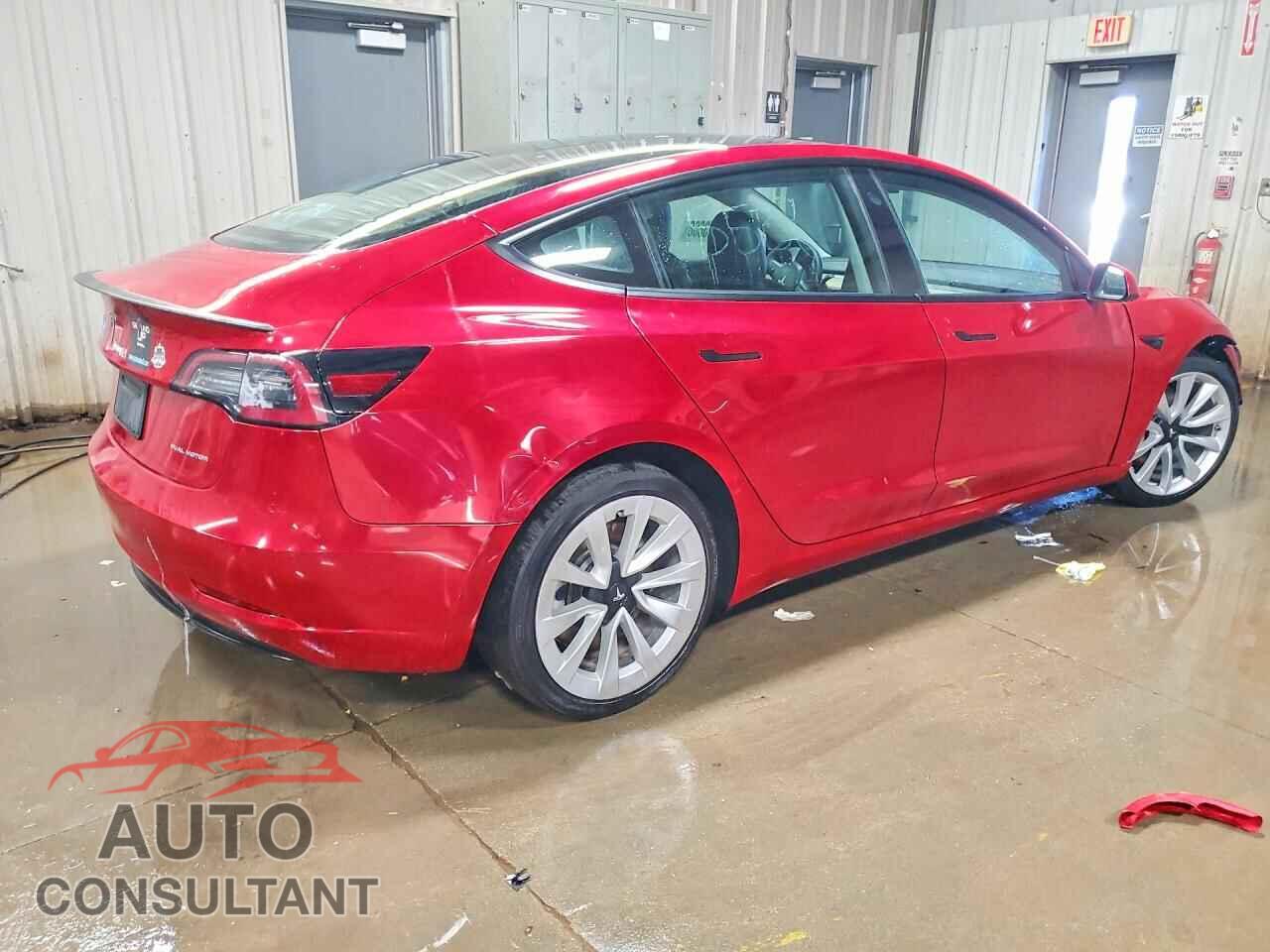 TESLA MODEL 3 2022 - 5YJ3E1EB0NF290652