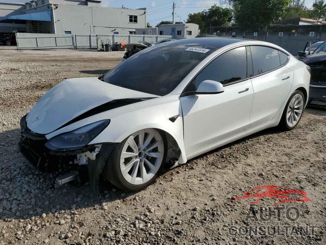 TESLA MODEL 3 2022 - 5YJ3E1EA4NF342663