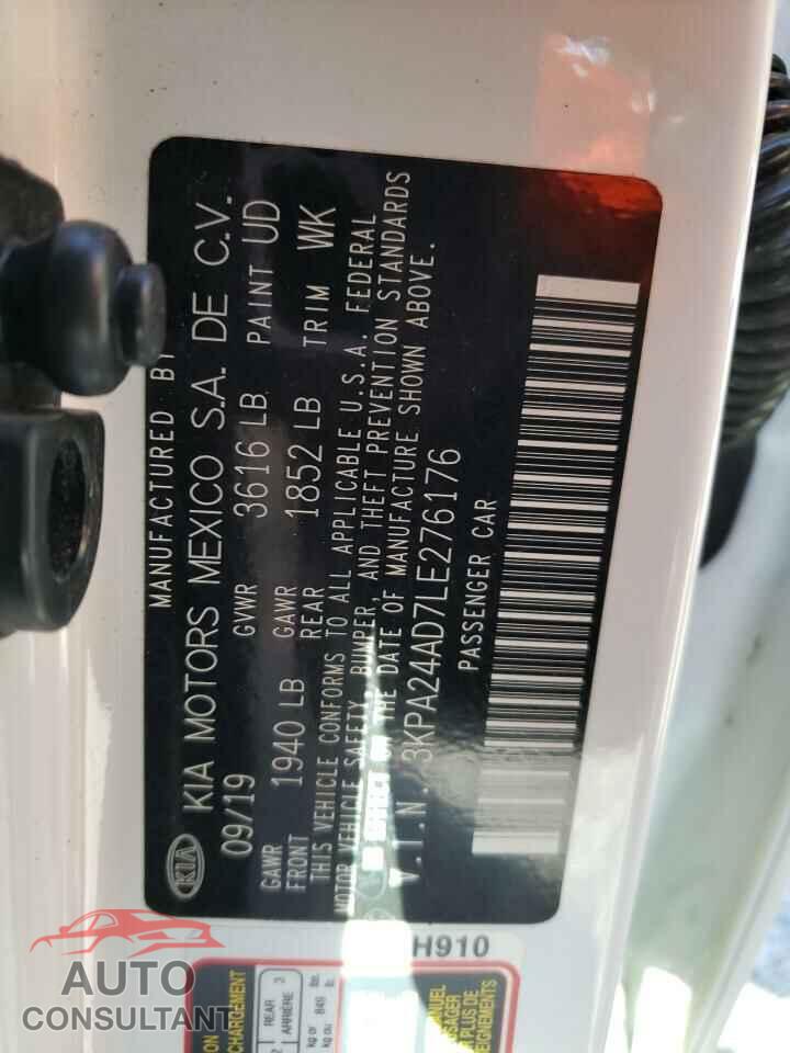 KIA RIO 2020 - 3KPA24AD7LE276176