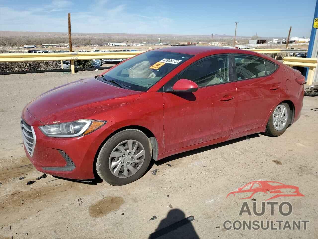 HYUNDAI ELANTRA 2017 - KMHD74LF3HU423126