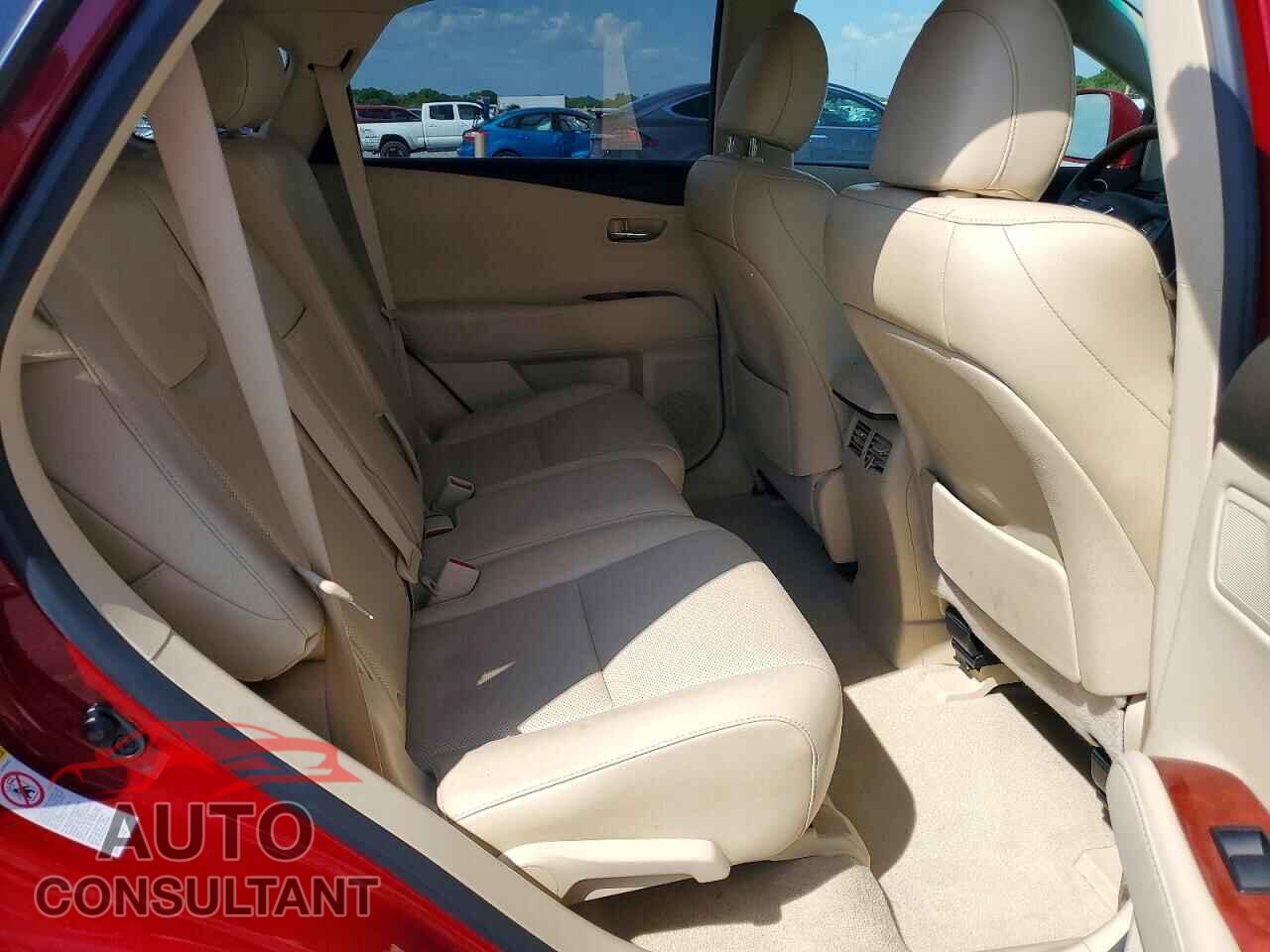 LEXUS RX350 2012 - 2T2ZK1BAXCC076862