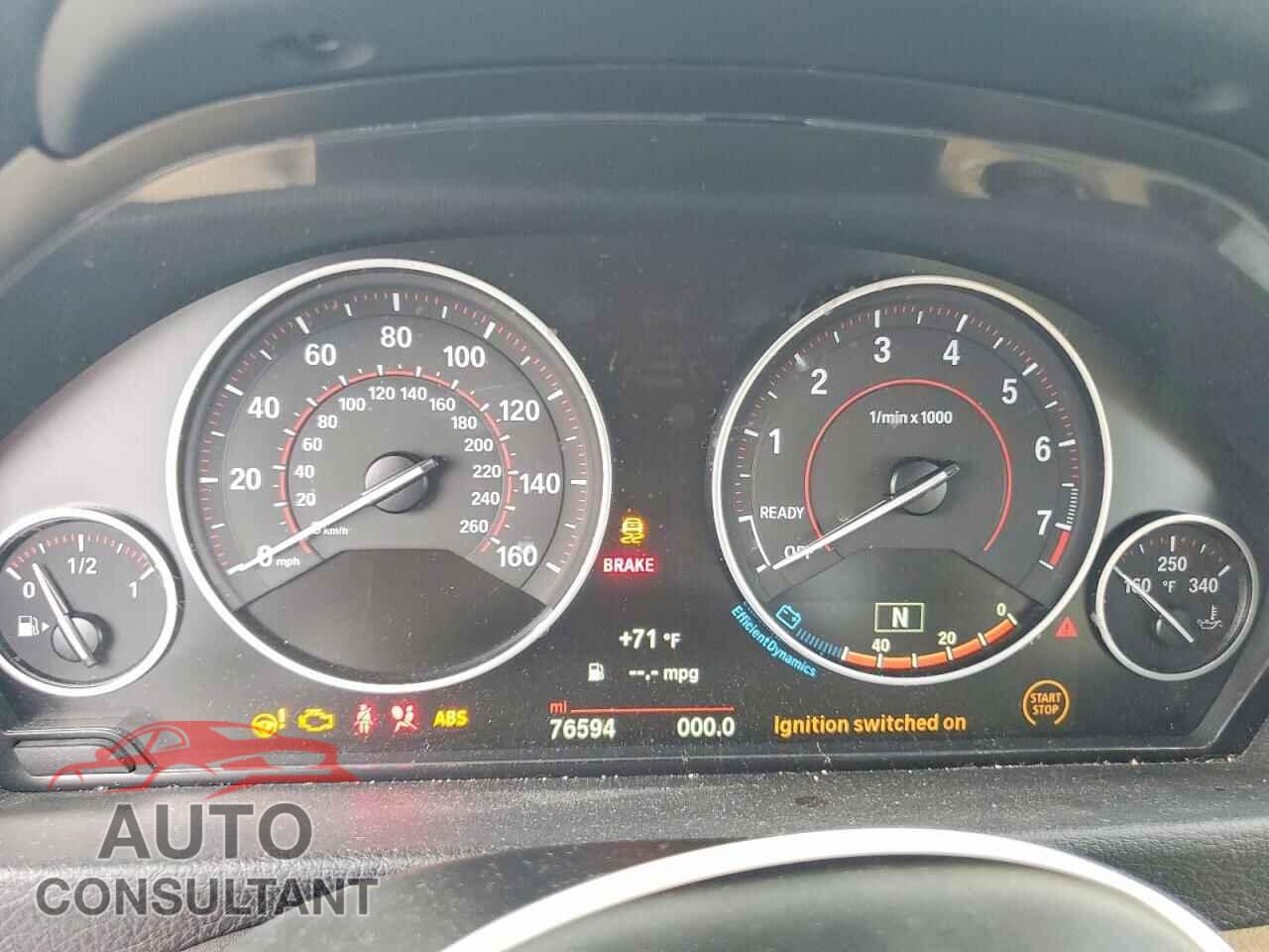 BMW 3 SERIES 2016 - WBA8E9G51GNU28194