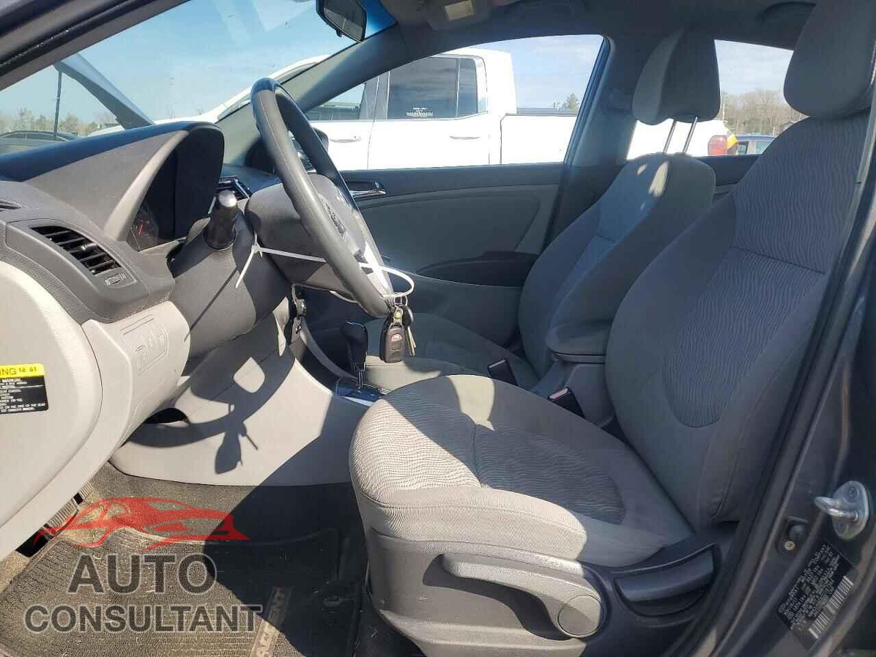 HYUNDAI ACCENT 2012 - KMHCU4AEXCU167364
