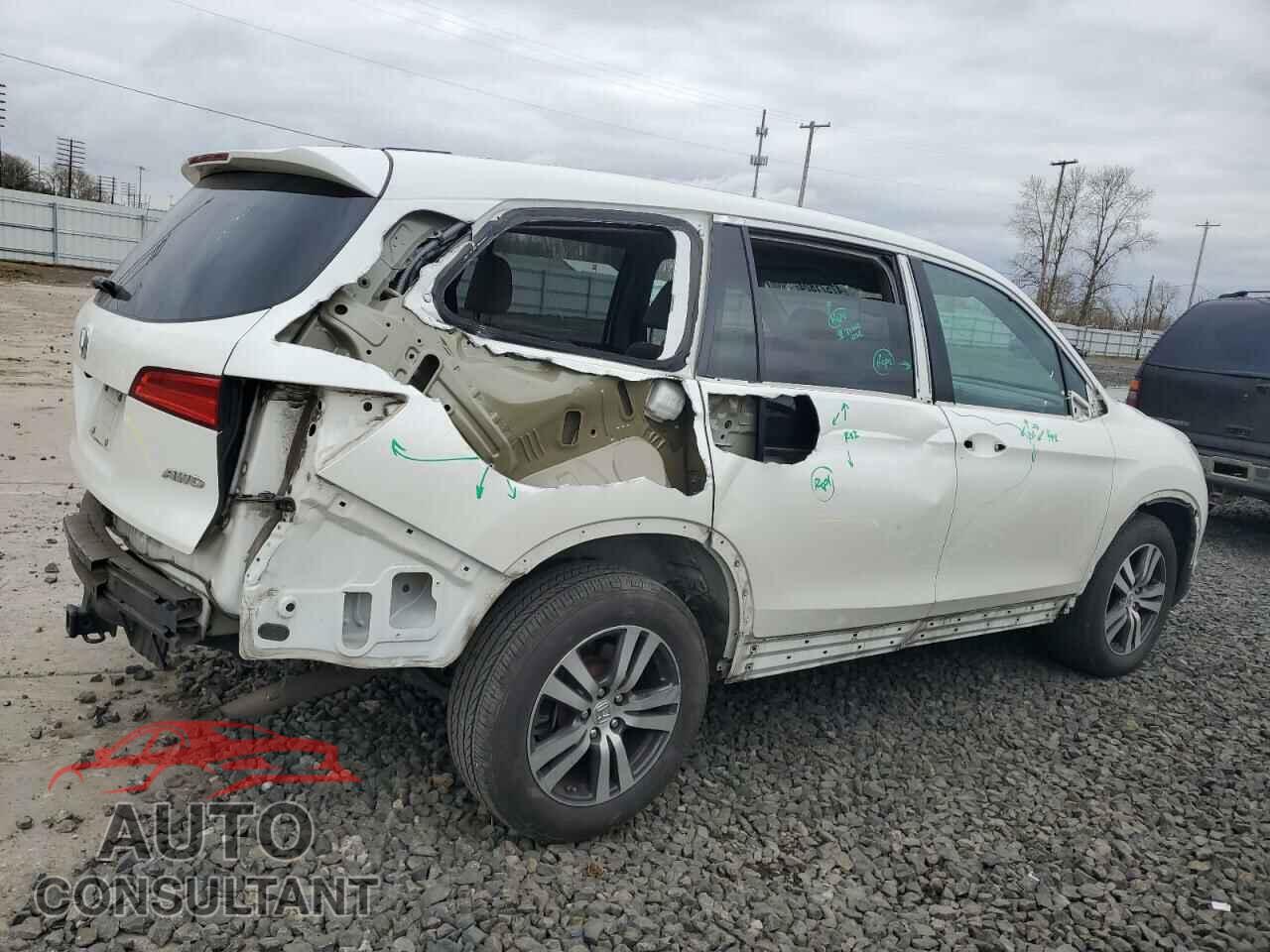 HONDA PILOT 2016 - 5FNYF6H76GB065212