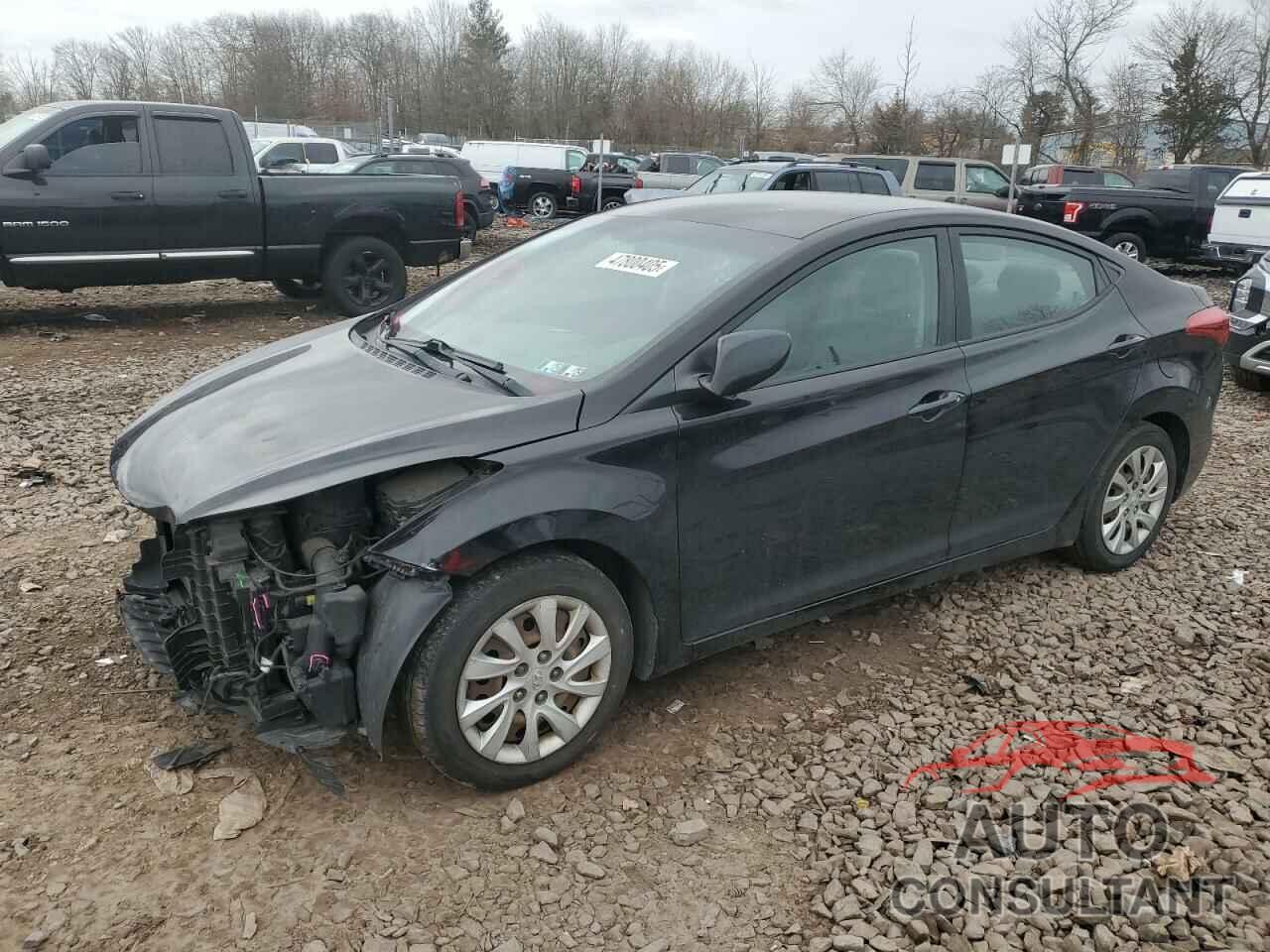 HYUNDAI ELANTRA 2012 - KMHDH4AE9CU403415