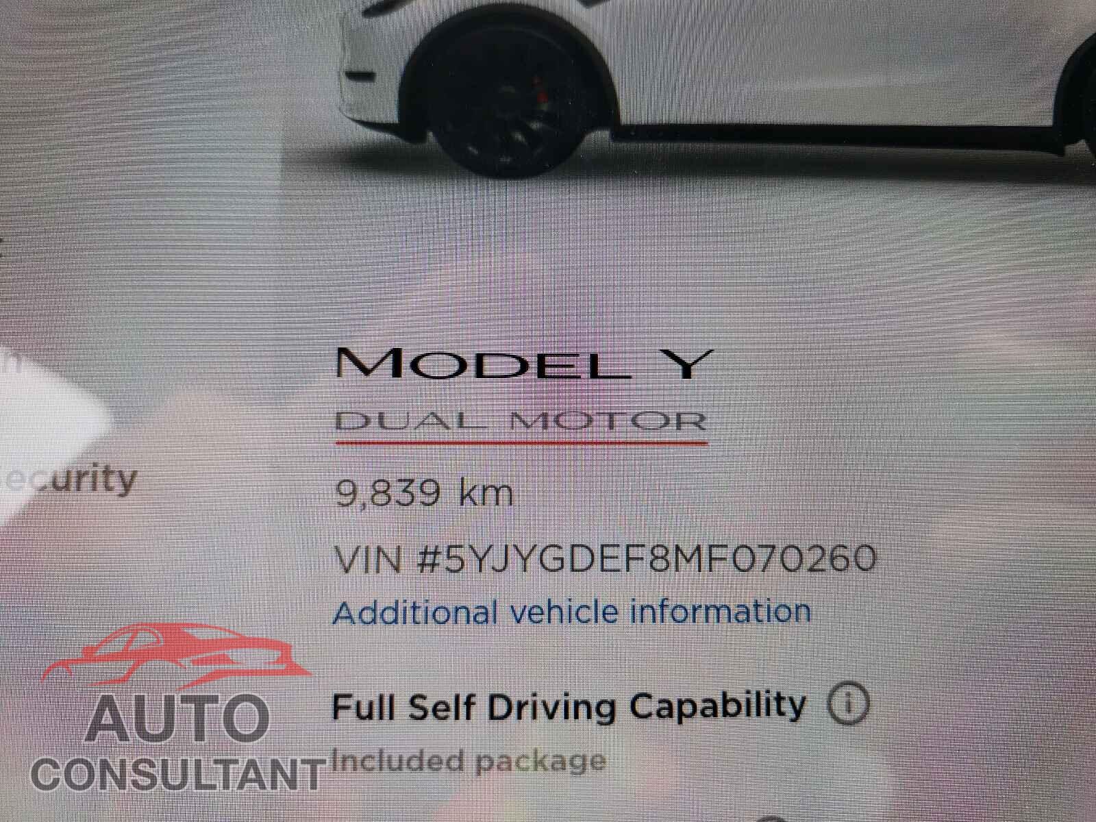 TESLA MODEL Y 2021 - 5YJYGDEF8MF070260