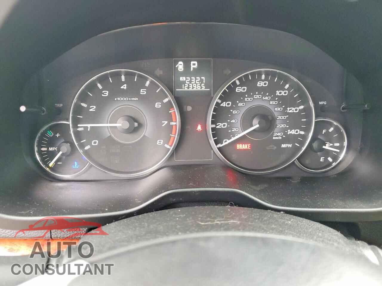 SUBARU OUTBACK 2012 - 4S4BRBKC1C3215869