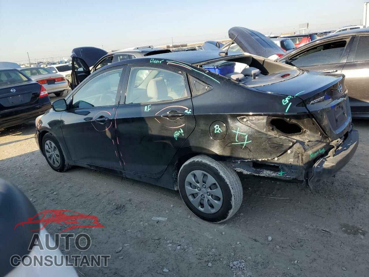HYUNDAI ACCENT 2017 - KMHCT4AE3HU306308