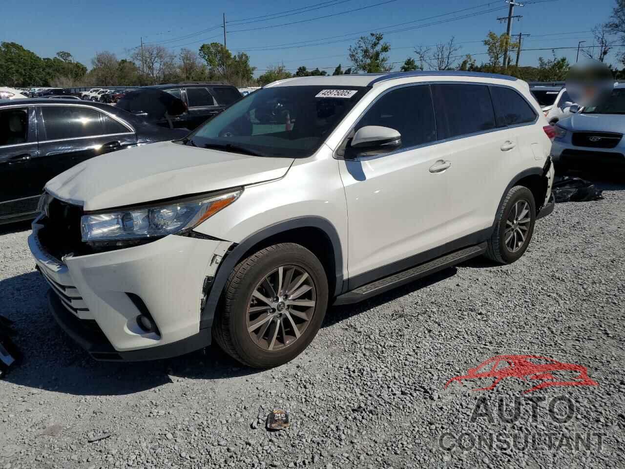 TOYOTA HIGHLANDER 2019 - 5TDKZRFH4KS305291
